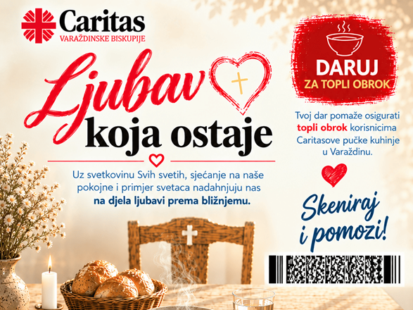 Caritas Varaždinske biskupije pokrenuo akciju „Ljubav koja ostaje”